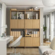 LÅDMAKARE storage combination w sliding doors