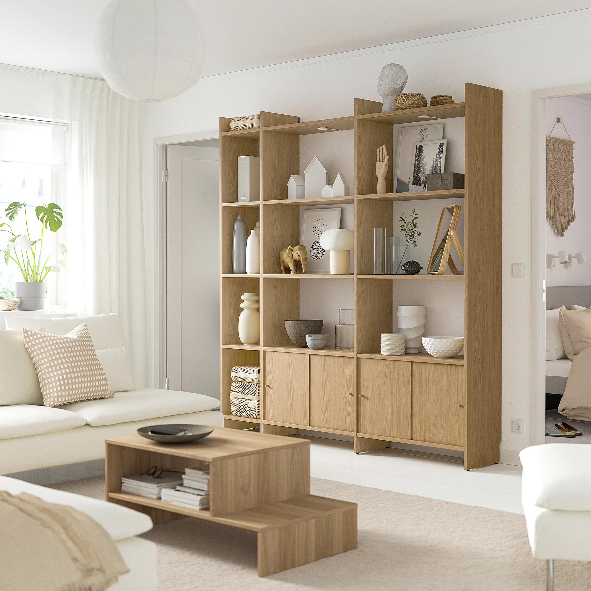 LÅDMAKARE storage combination w sliding doors