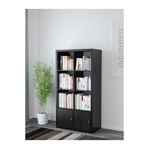 KALLAX shelving unit with doors