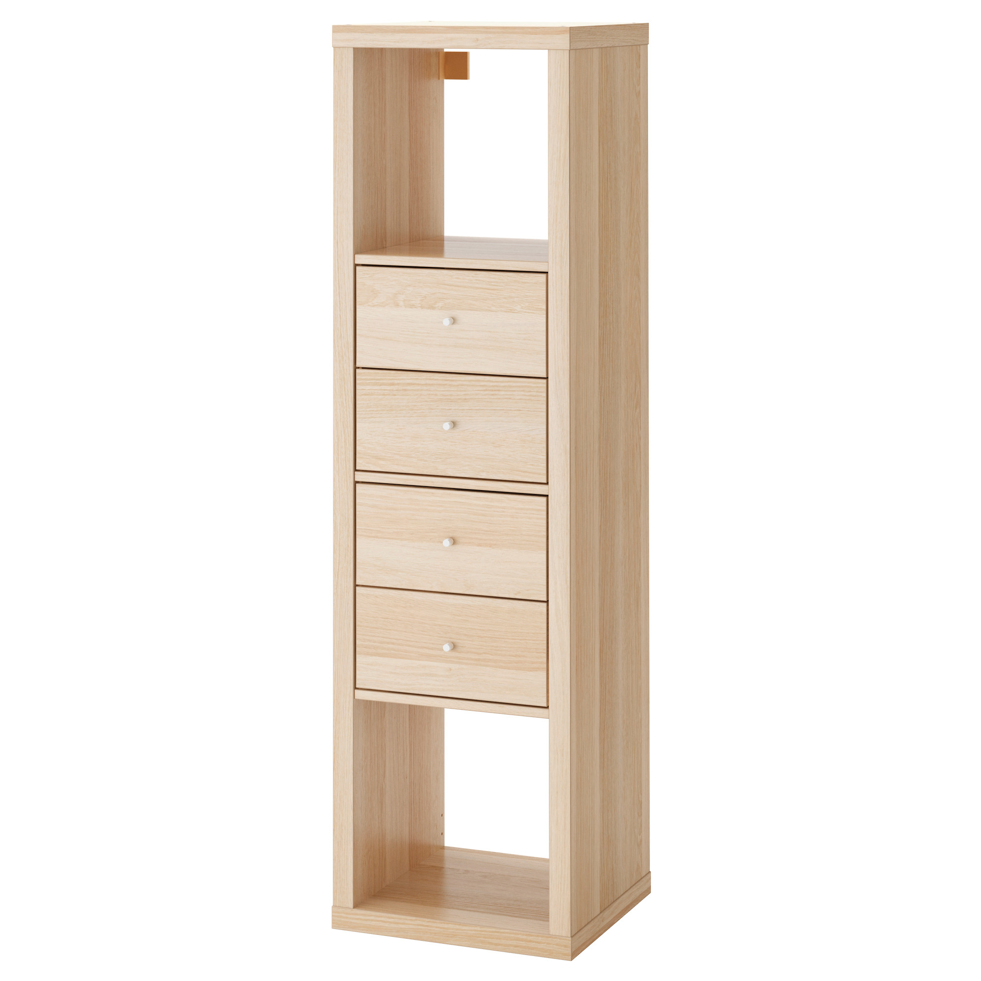 KALLAX shelving unit with 2 inserts