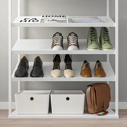 PLATSA - open shoe storage unit, white | IKEA Taiwan Online - PE756029_S3
