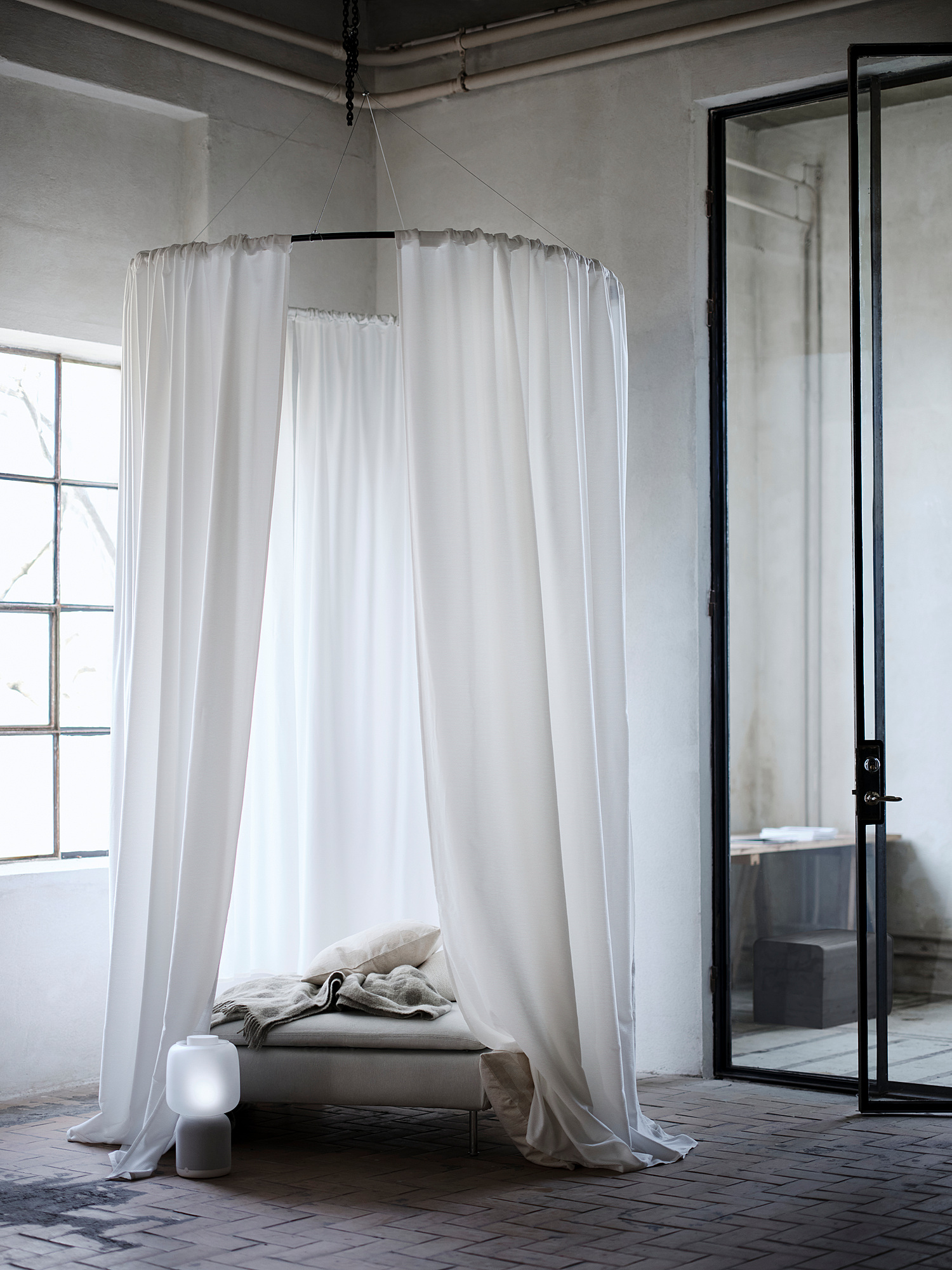 GUNNLAUG sound absorbing curtain