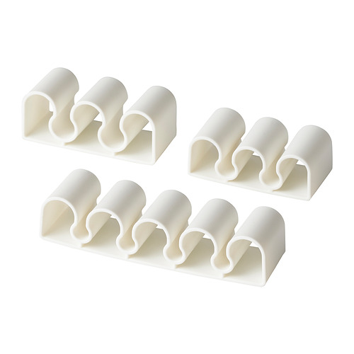 KALKSTUFF - 電線固定夾 3件組, 白色 | IKEA 線上購物 - PE896338_S4
