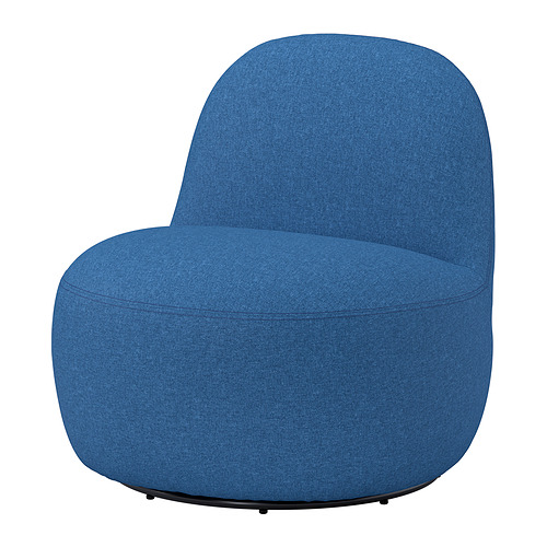 LILLESÄTER - swivel easy chair, Gunnared dark blue | IKEA Taiwan Online - E1000172_S4
