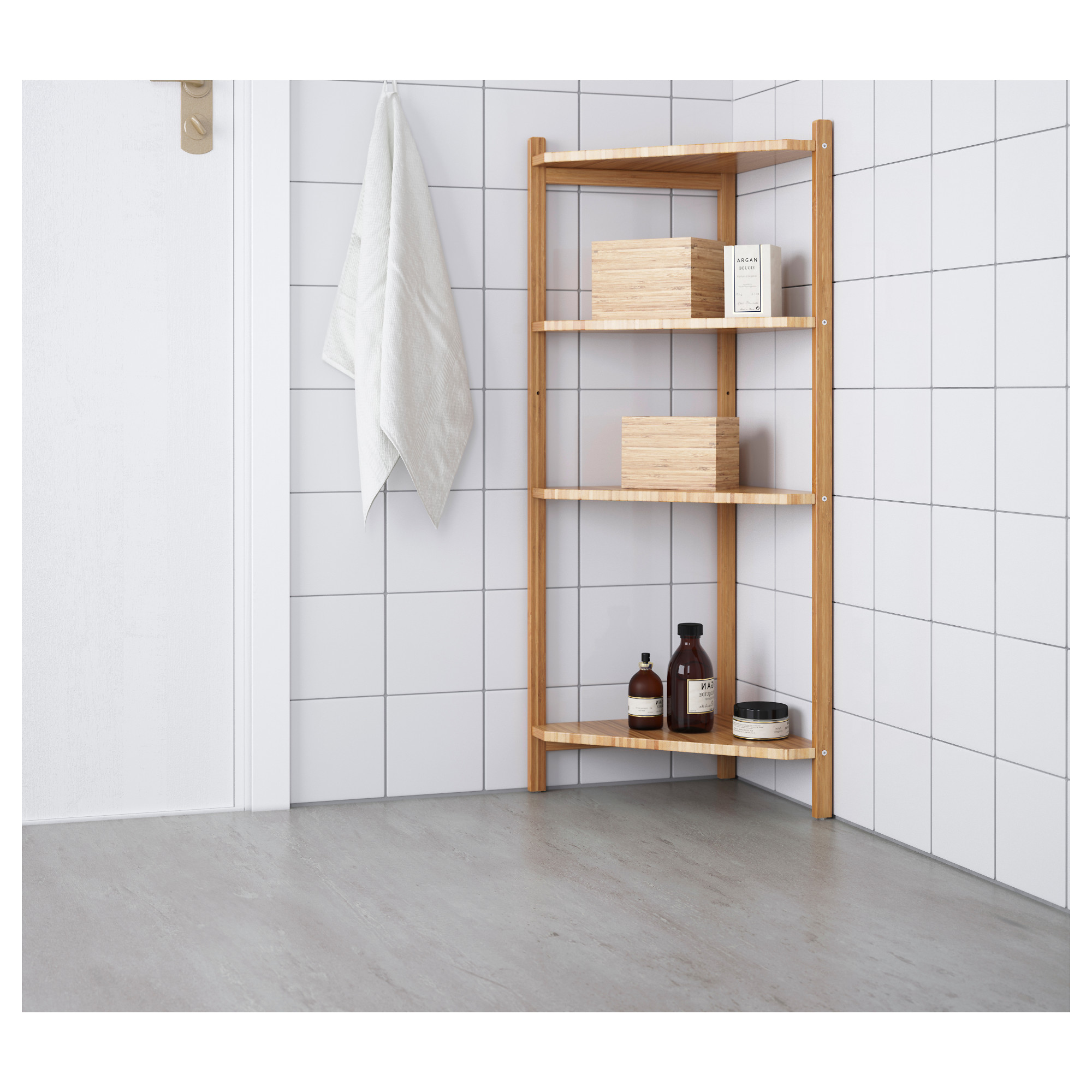 RÅGRUND corner shelf unit