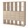 KALLAX - 層架組附內嵌式配件, 染白橡木紋 | IKEA 線上購物 - PE618893_S1