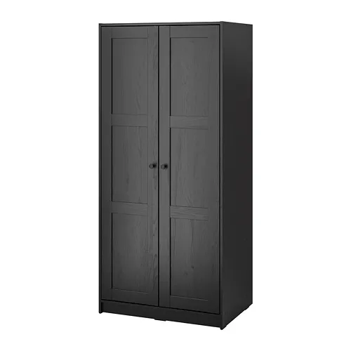 RAKKESTAD - 雙門衣櫃/衣櫥, 黑棕色, 79x176 公分 | IKEA 線上購物 - PE760493_S4