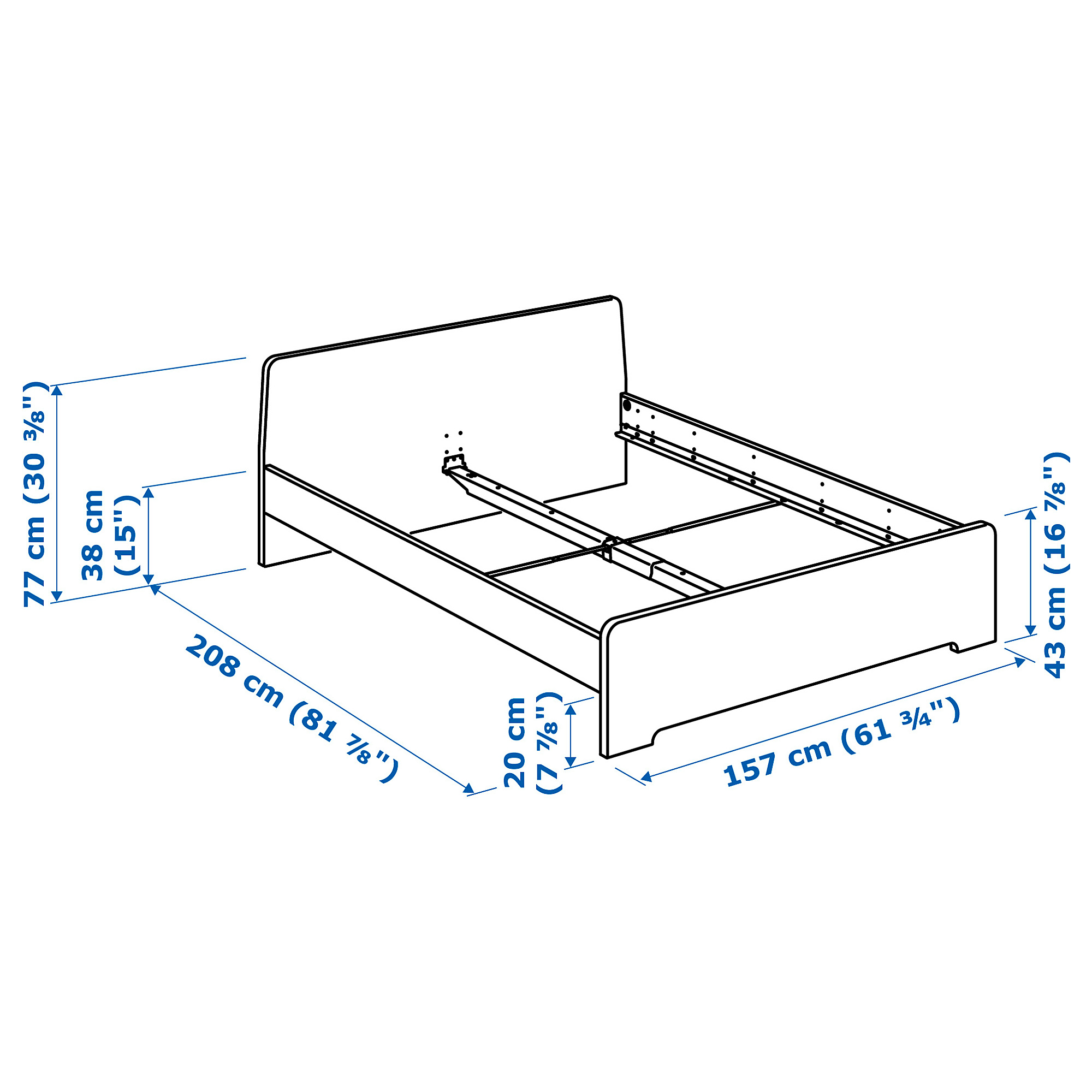 ASKVOLL bed frame