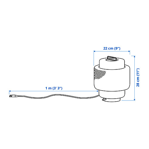 SINNERLIG LED table lamp