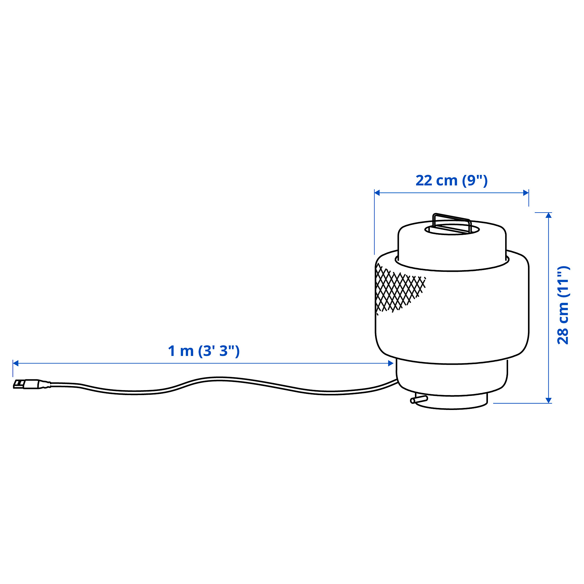 SINNERLIG LED table lamp