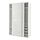 PAX/HOKKSUND - wardrobe, white/high-gloss light grey | IKEA Taiwan Online - PE857973_S1