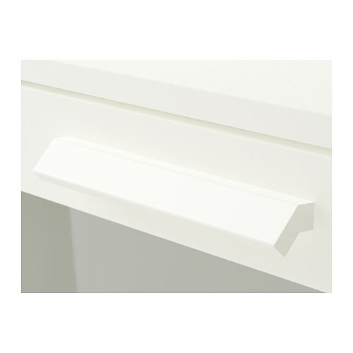 BRIMNES - chest of 4 drawers, white/frosted glass | IKEA Taiwan Online - PE555353_S4