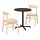 STENSELE/RÖNNINGE - table and 2 chairs, anthracite/anthracite birch | IKEA Taiwan Online - PE719844_S1