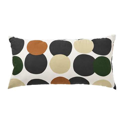 LIGUSTERFLY - 靠枕, 白色 彩色/圓點圖案 | IKEA 線上購物 - PE814956_S4