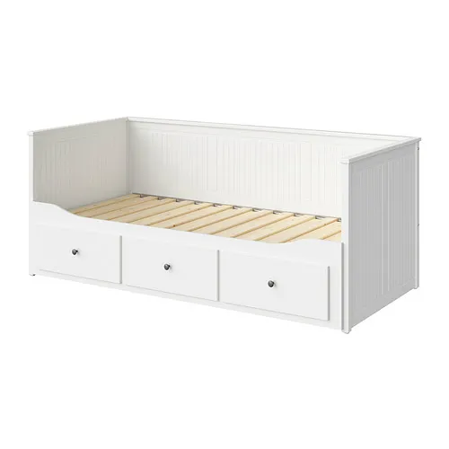 HEMNES - 坐臥兩用床框附三個床底收納盒, 白色, 80x200 公分 | IKEA 線上購物 - PE896328_S4