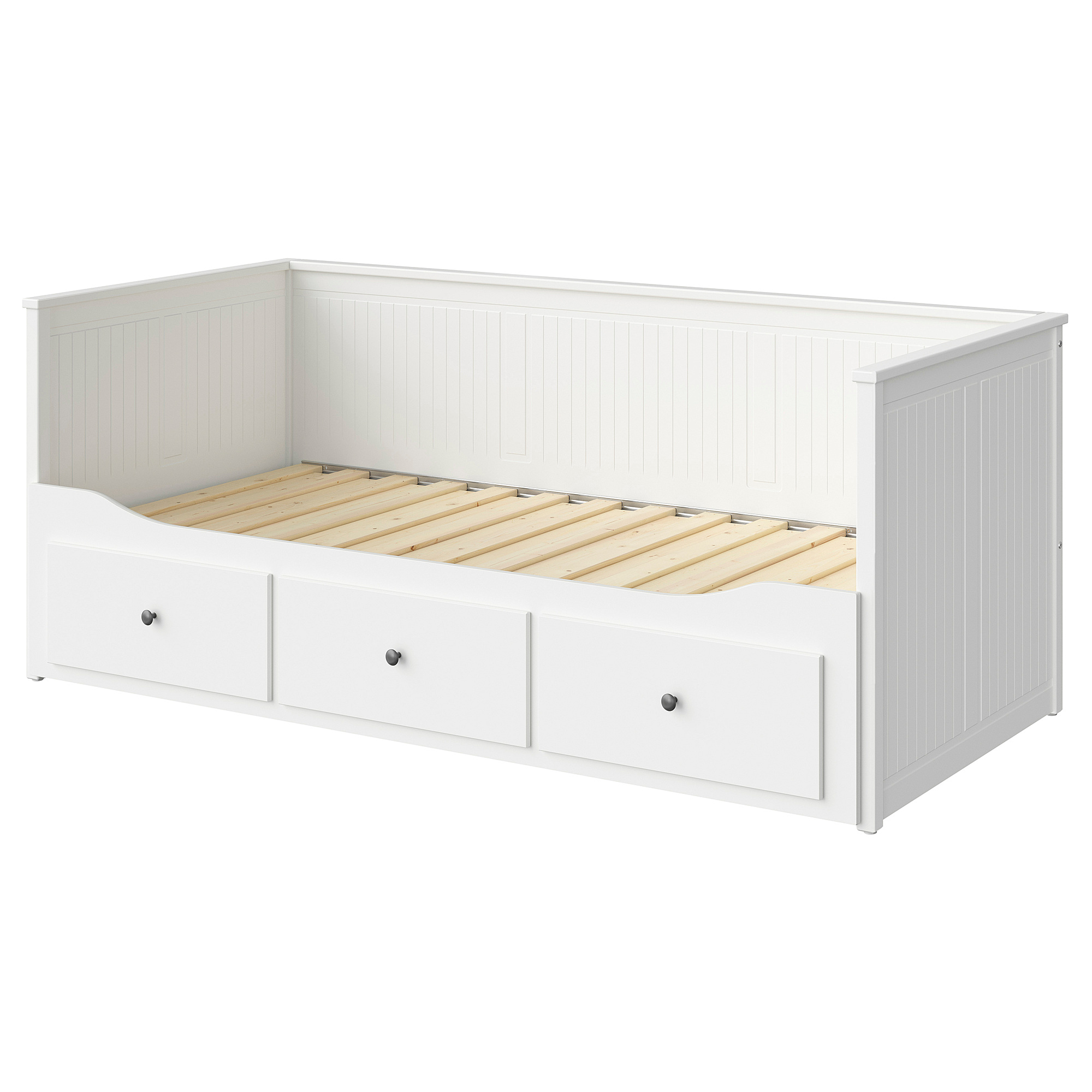 HEMNES 坐臥兩用床框/3抽