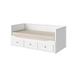 HEMNES day-bed w 3 drawers/2 mattresses