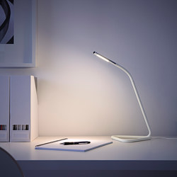HÅRTE - LED Desk lamp, black/silver-colour | IKEA Taiwan Online - PE720869_S3