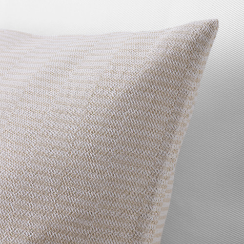 PLOMMONROS - cushion cover, beige/white | IKEA Taiwan Online - PE815081_S4