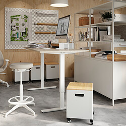 TROTTEN - 升降式工作桌, 白色 | IKEA 線上購物 - PE835553_S3