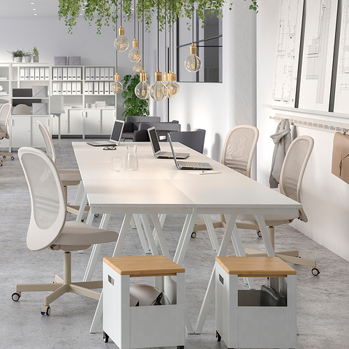 TROTTEN - 書桌/工作桌, 白色 | IKEA 線上購物 - PE858136_S4