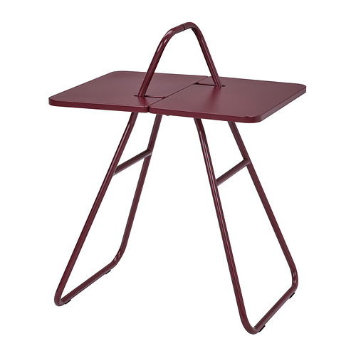 IKEA PS 2026 - side table, dark red, 50x40 cm | IKEA Taiwan Online - E1000254_S4