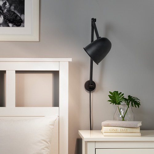 SKURUP - 工作燈/壁燈, 黑色 | IKEA 線上購物 - PE700375_S4