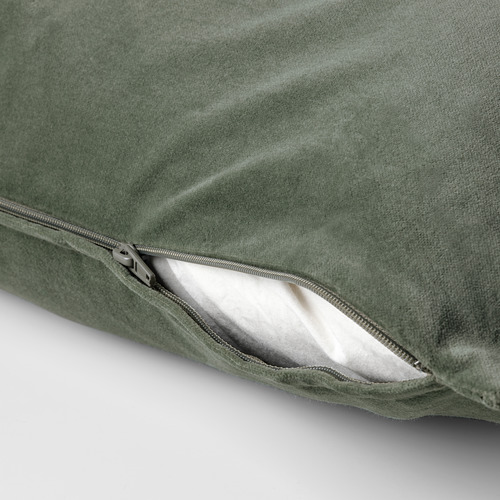 SANELA - cushion cover, grey-green | IKEA Taiwan Online - PE815120_S4