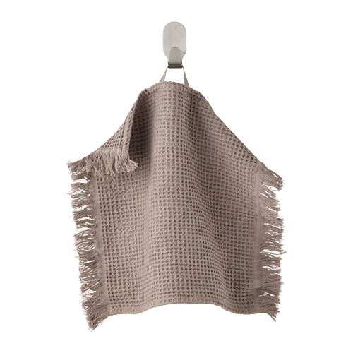 VALLASÅN - 毛巾, 淺灰色/棕色 | IKEA 線上購物 - PE815154_S4
