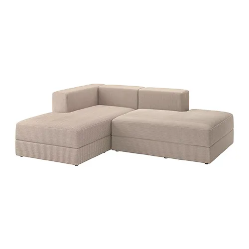 JÄTTEBO - 躺椅模組, Samsala 灰米色 | IKEA 線上購物 - PE896470_S4