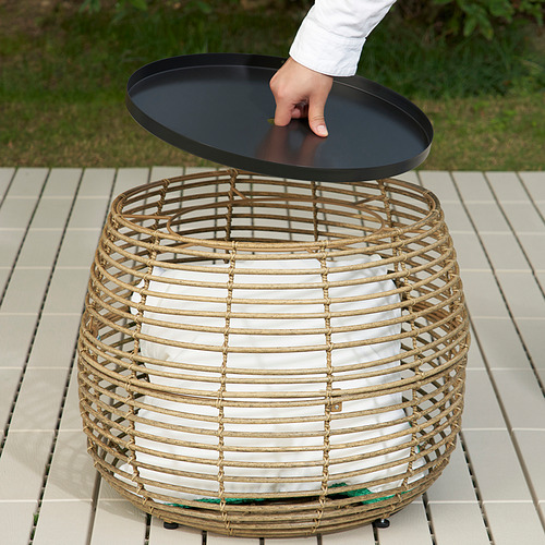 TVARÖ/FRÖSÖN 2-seat conversation set, outdoor