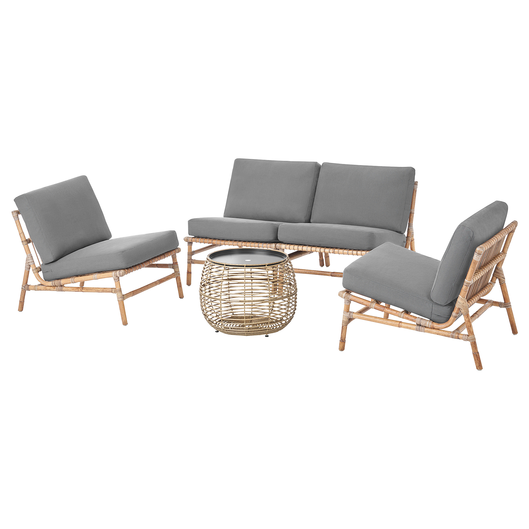 TVARÖ/FRÖSÖN 4-seat conversation set, outdoor
