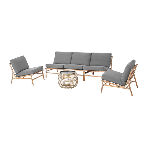 TVARÖ 5-seat conversation set, outdoor
