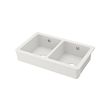 HAVSEN - sink bowl, 2 bowls w visible front, white | IKEA Taiwan Online - PE670237_S2 
