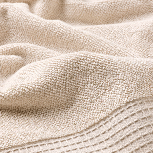 VINARN - 浴巾, 淺灰色/米色 | IKEA 線上購物 - PE815160_S4