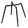 NORDMANSSKÄR - chair frame, legs, black | IKEA Taiwan Online - E1000393_S1