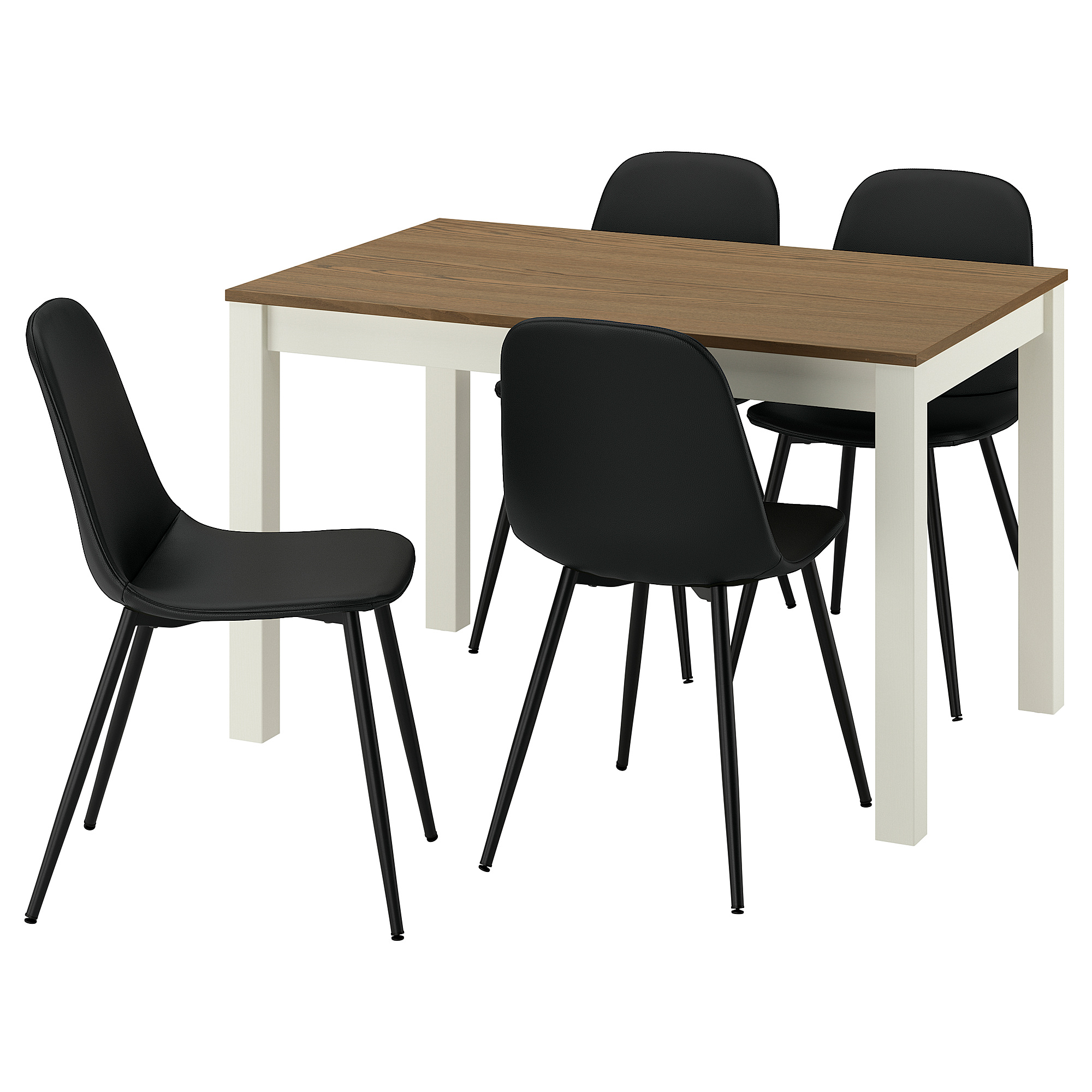 ÅLHULT/NORDMANSSKÄR table and 4 chairs