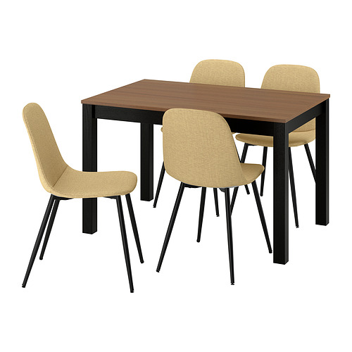 ÅLHULT/NORDMANSSKÄR 餐桌附4張餐椅