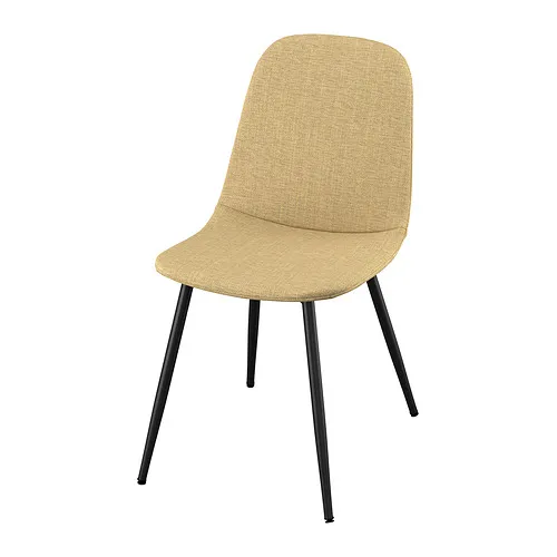 NORDMANSSKÄR - 餐椅，黑色/Fetafors黃/米色 | IKEA 線上購物 - E1000410_S4