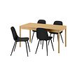 TONSTAD/NORDMANSSKÄR table and 4 chairs