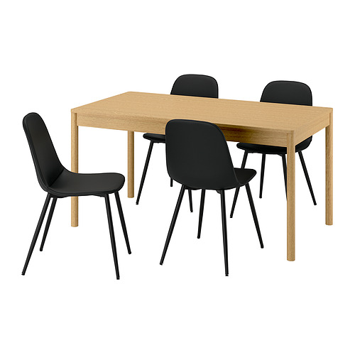 TONSTAD/NORDMANSSKÄR table and 4 chairs