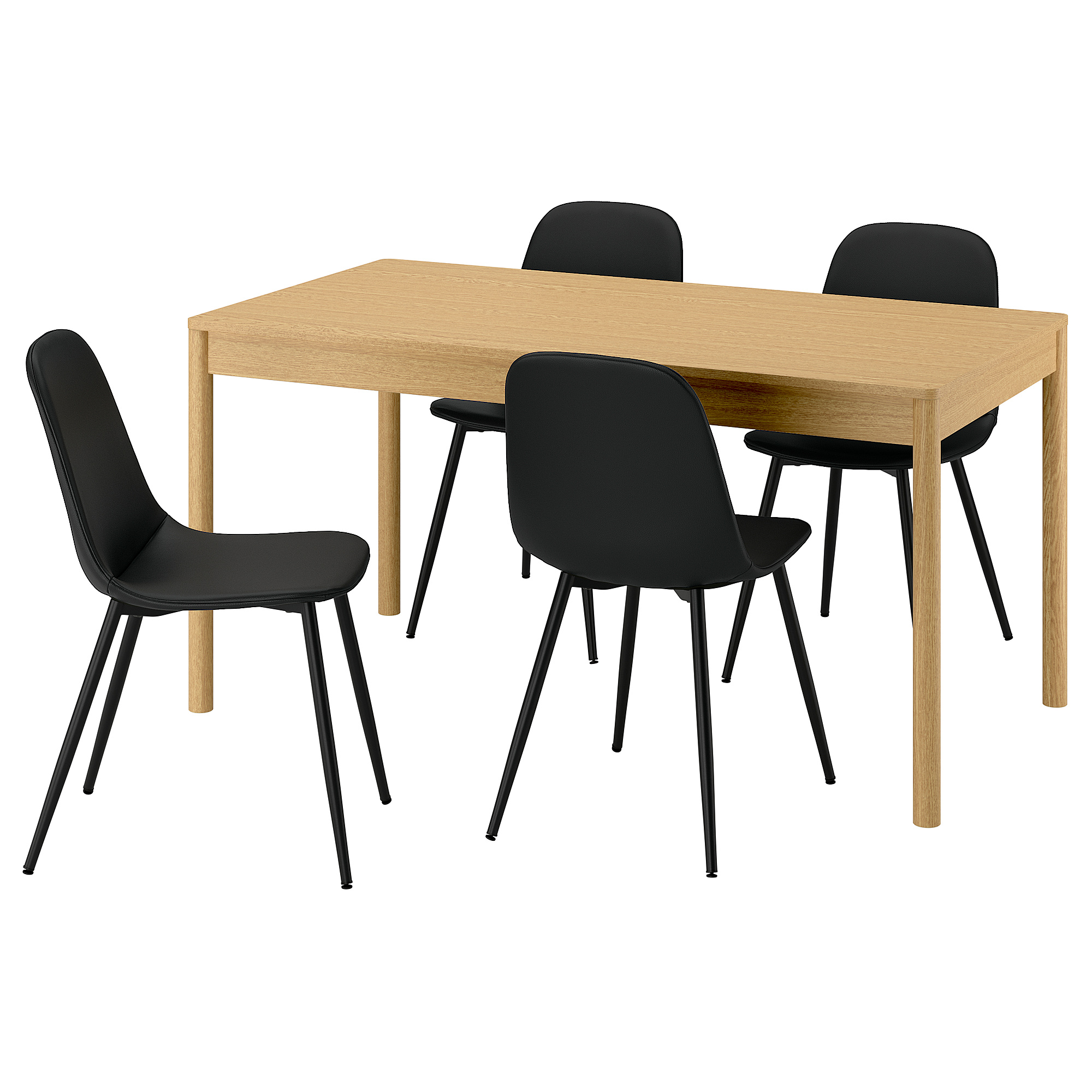 TONSTAD/NORDMANSSKÄR table and 4 chairs