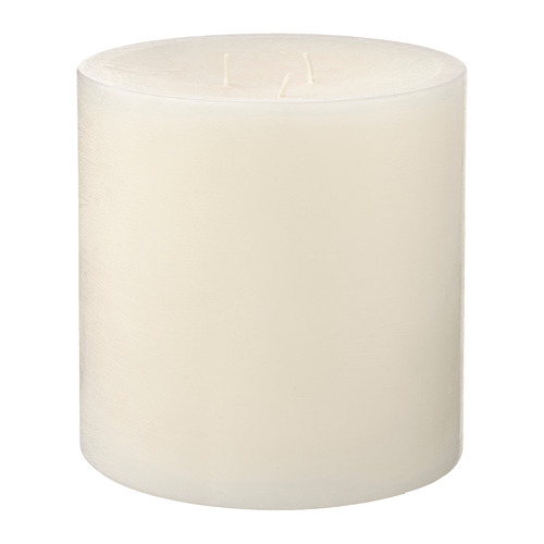 GRÄNSSKOG - unscented block candle, 3 wicks, white | IKEA Taiwan Online - PE858251_S4