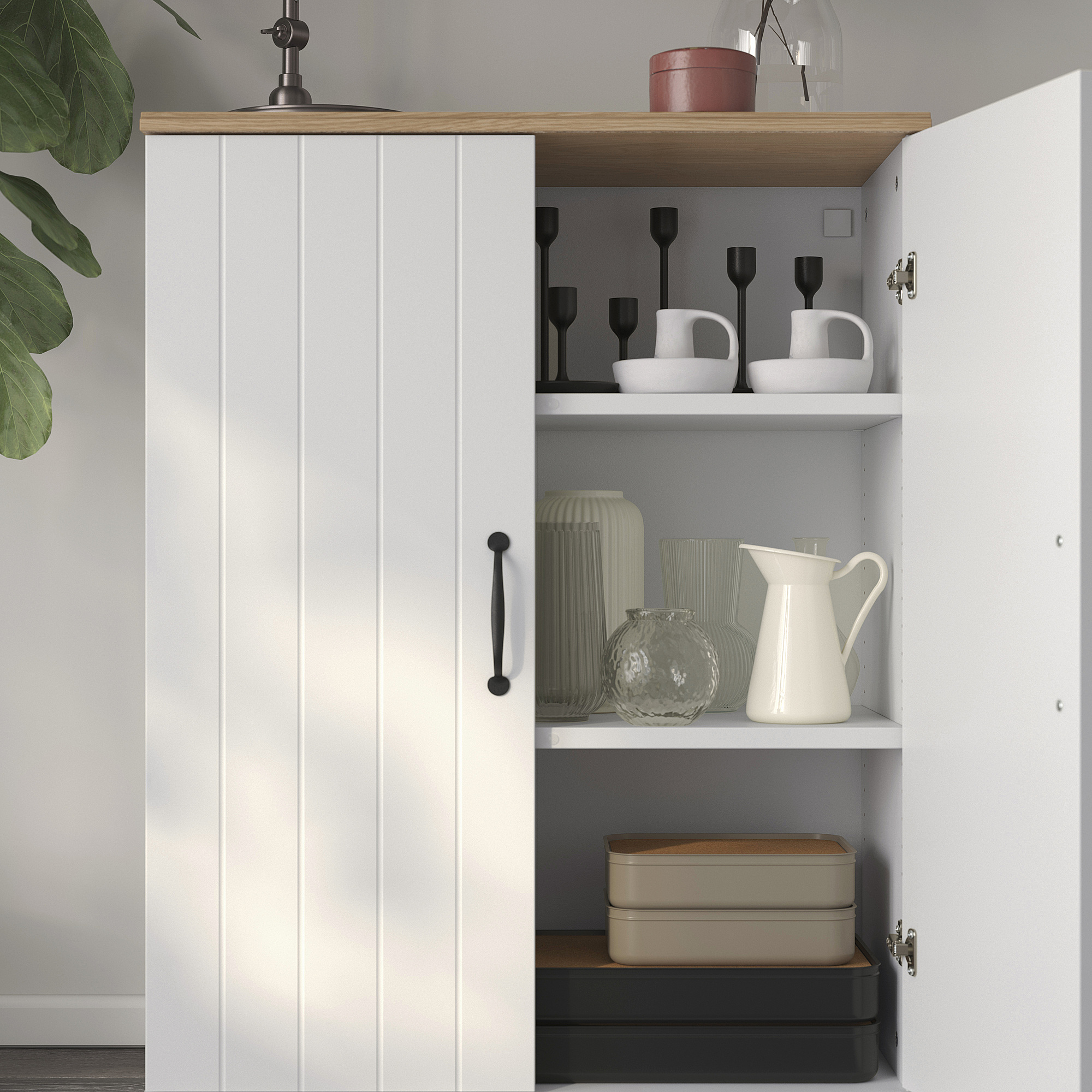 SKRUVBY cabinet with doors