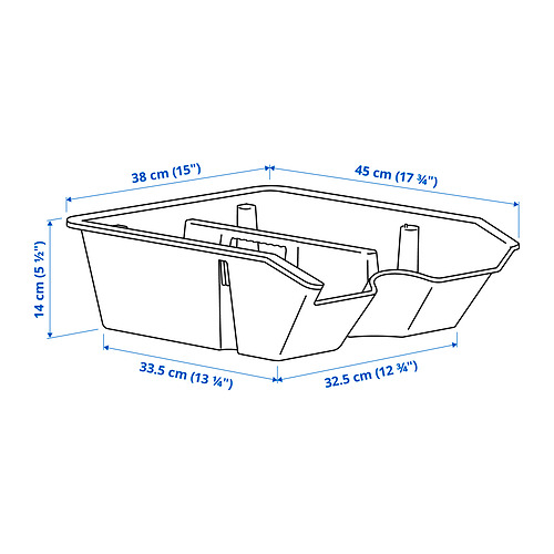 SORTERA 隔層儲物格