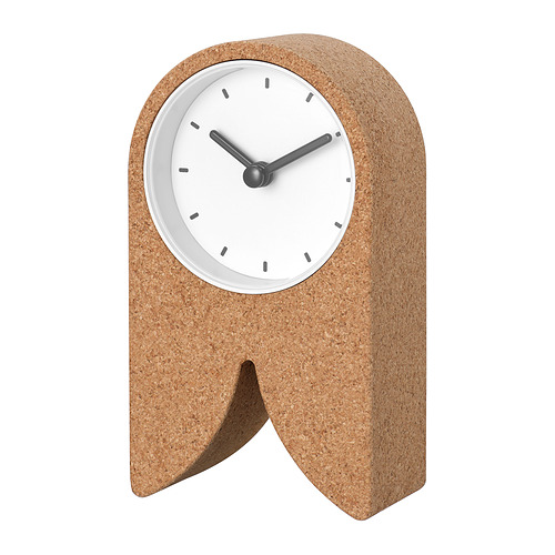 FLODKRÄFTA - clock, cork white, 8x15x4 cm | IKEA Taiwan Online - E1000443_S4