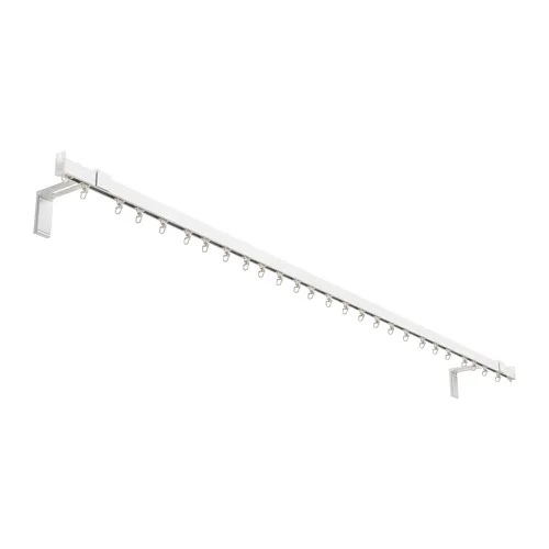 VIDGA - single track set for wall, white | IKEA Taiwan Online - PE670343_S4