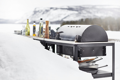 GRILLSKÄR - 木炭烤肉爐附收納櫃, 黑色/不鏽鋼 戶外用 | IKEA 線上購物 - PE815343_S4