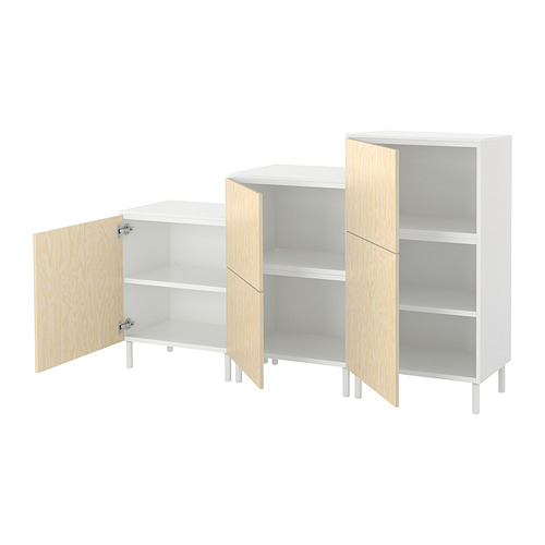 PLATSA - 5門櫃, 白色/Kalbåden 松木效果, 180x42x113 公分 | IKEA 線上購物 - PE896674_S4