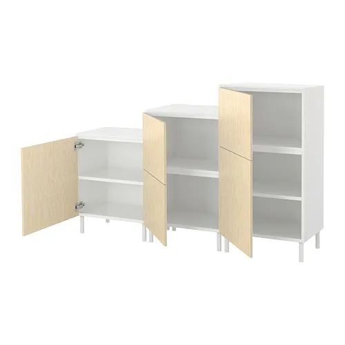 PLATSA - 5門櫃, 白色/Kalbåden 松木效果, 180x42x113 公分 | IKEA 線上購物 - PE896674_S4